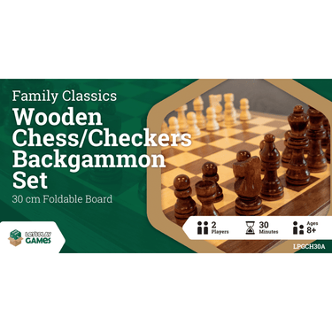 lets play games stem Chess/Checkers/Backgammon 30cm